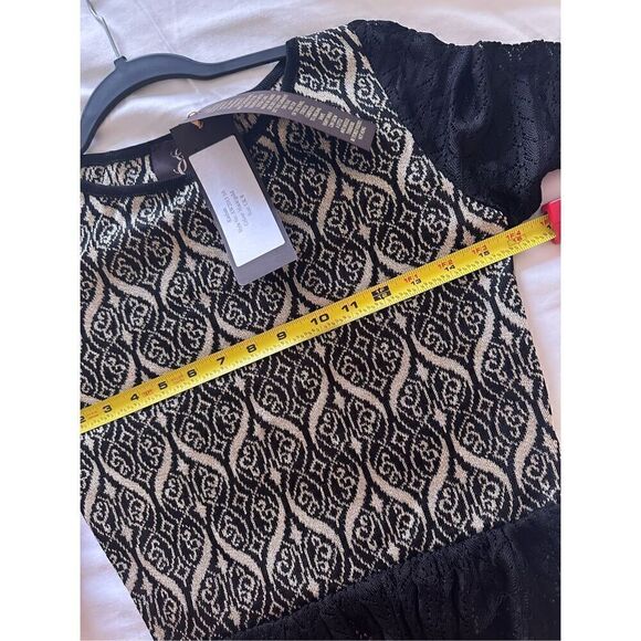 NWT Ekaterina Kukhareva Black Kashan Dress, Size: UK8 (XS/4) - Picture 4 of 13